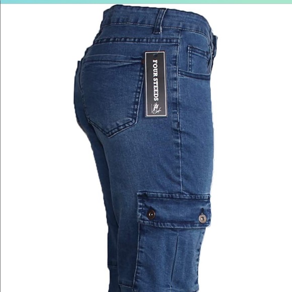 🆕Denim Cargo Jogger Jeans - Picture 4 of 7